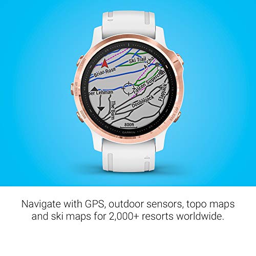 Garmin fenix 6S Pro, Premium Multisport GPS Watch, SmallerSized, Features Mapping, Music, Grade