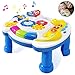 HOMOFY Baby Toys Musical Learning Table 6 Months up-Early Education Music Activity Center Game Table Toddlers,Infant,Kids Toys for 1 2 3 Years Old Boys & Girls- Lighting & Sound (New Gifts)