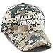 The Hat Depot Exclusive 45th President Trump Make America Great Again 3D Cap (Digital Camo-Flag)