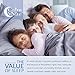 CALM NITE Queen Mattress Protector - Vinyl Free Topper - Waterproof Mattress Protector - Machine Washable Mattress Cover (Queen 60 x 80)