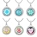 Souarts Pack of 10pcs Mixed Random 5.5mm Snap Button Jewelry Charms Without Bracelet
