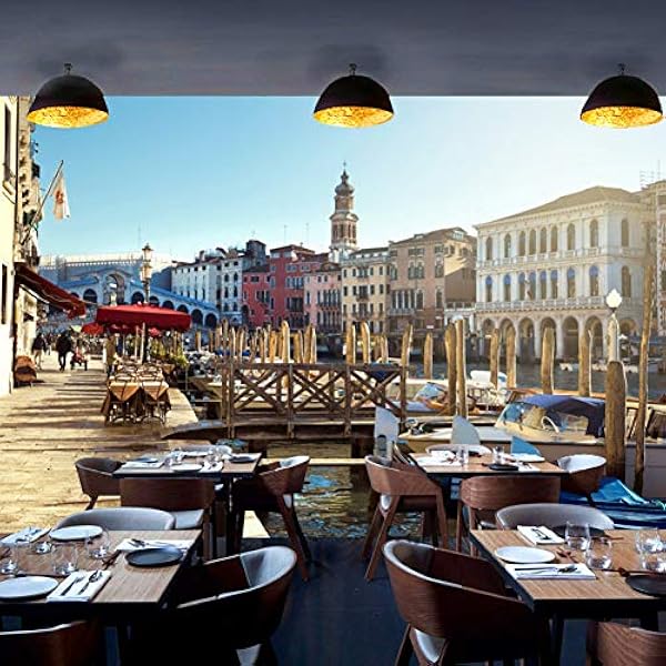 Sdsxt 街並み大3d立体壁紙壁画装飾コーヒーktv背景壁紙 430cm W X300cm H