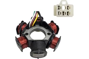 GENERIC TAOTAO Ignition MAGNETO STATOR for 110cc 125cc TAOTAO ATV GO KART DIRT BIKE 6 Coil Pole 5 wires plug/BOULDER 110 B B1 B3 ATA 110D 125D CHEETAH TFORCE 135DU AUTO ATK 125A GK110 DB10 DB20 Models