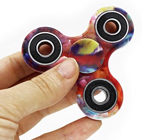 PUNING Fidget Hand Spinner Toy Stress Reducer EDC Focus Toy Relieves ADHD Anxiety Time Killer (C-6Camouflage starry sky)