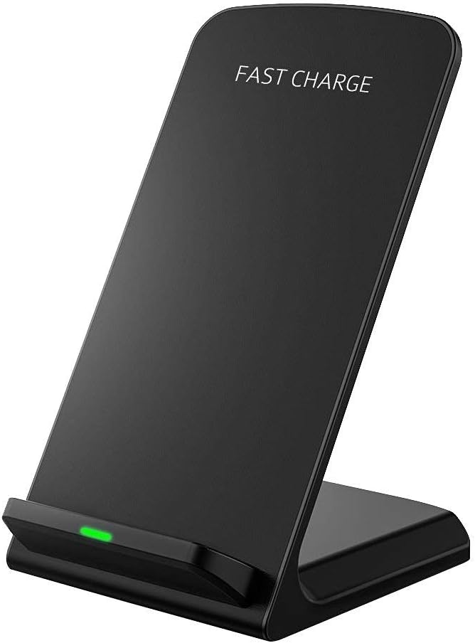 Seneo 2 in 1 iWatch Charging Stand for iWatch Series 4/3/2/1(38mm and 42mm), Qi Fast Wireless Charger Charging Compatible with iPhone Xs/XS Max/XR/X/8/8 Plus (No iWatch Charger)