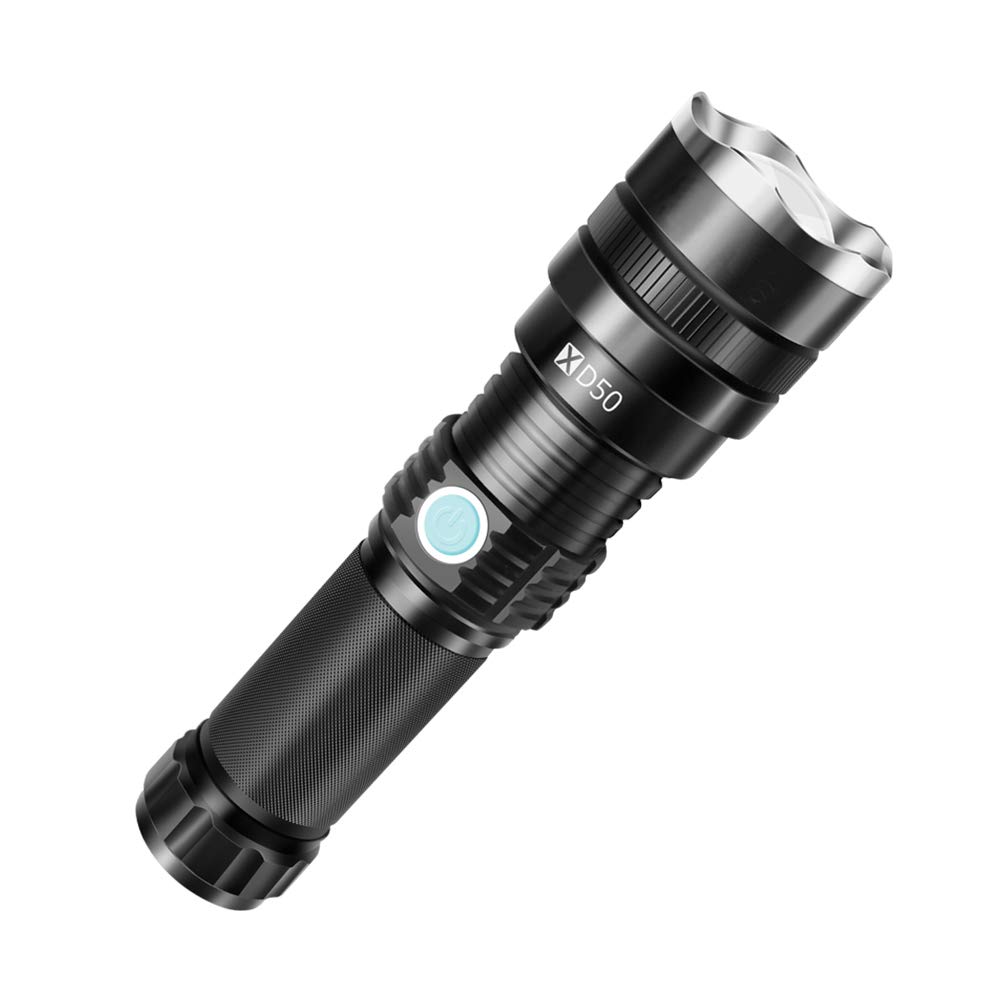 Handheld Flashlight 7100 Lumen with 26650 rechargeable Batteries LED
