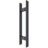 BARNSMITH 36" Barn Door Push Pull Handle,Glass Door