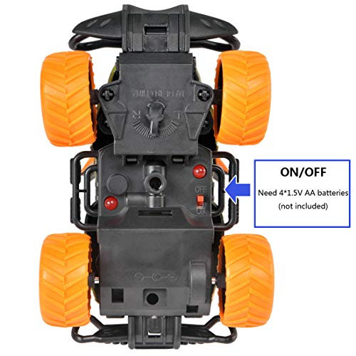 PBOX Monster Remote Control Car,4 Channel Electric Off Road Climbing Vehicle Toy Cars,1:43 Scale Car Toy for Age 4 and Above Boys Girls Best Gift