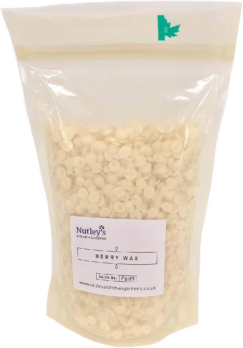 Berry Fruit Wax Pellets Cosmetics Creams Balms Lipsticks Vegan (1kg