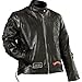 Diamond Plate Ladies' Rock Design Genuine Buffalo Leather Motorcycle Jacket- 3X