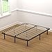Handy Living Platform Bed Frame - Wooden Slat Mattress Foundation/Box Spring Replacement, Queen