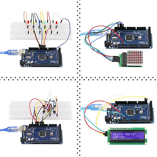LAFVIN Mega 2560 Project Starter Kit for Mega328 Nano with Tutorial