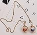 Lucky Cat Car Pendant Chinese Ceramic Car Hanging Ornament Car Interior Decor (Pink&Blue)