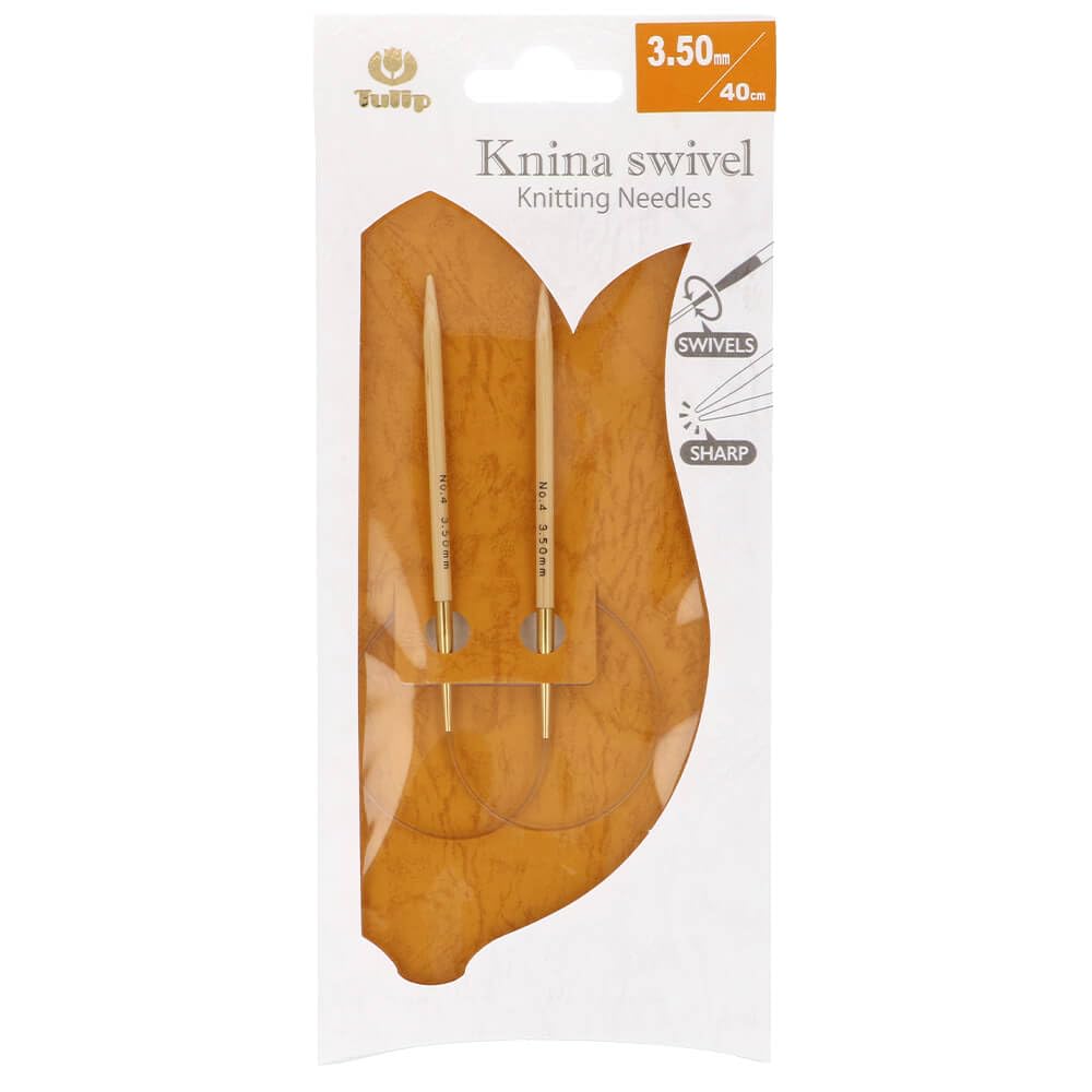 Tulip Knina Swivel Circular Knitting Needle 40 cm 3.5 mm - 1 piece