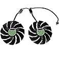 NNL 88MM T129215SU PLD09210S12HH 4Pin Cooling Fan for Gigabyte GTX 1050 1060 1070 960 RX 470 480 570 580 Graphics Card Cooler Fan (2 PCS)