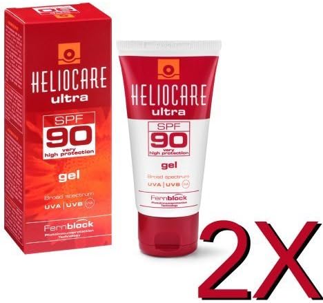 2x Heliocare Ultra Uvb/uva Spf 90 Gel 50ml Sunscreen Sun Care Fps90 Aestheticare Fast Shipping by DEKDOI