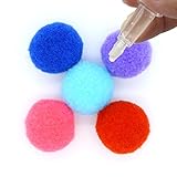 1 Quantity=50pcs Replace Cotton Balls 15mm Pompon Aromatherapy Essential Oil Diffuser For Locket Necklace