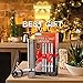 Electric Salt and Pepper Grinder Set with Stand | Premium Set of 2 Best Electronic Stainless Steel Spice Mills for Coarse Seasoning | Battery Powered One-Handed Pepper & Salt Grinders with Light