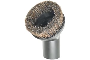 Round Horse Hair Dusting Brush for Shark Vacuums - for NV350, NV360, NV500, HV300, HV371 Models, 3.5mm Hose Fit, Pet Hair Rem