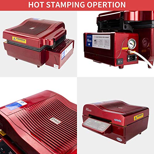 Furgle Heat Press Machine 3D Digital Sublimation Transfer Machine Multiuse  for Transfer Print Images to Phone Cases, Mugs, Crystal Ornaments, Photo  Frames, Plates, Upgrade, Red in Bahrain | Whizz