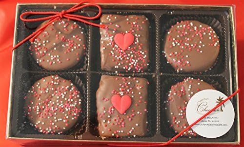 Chocolate Rice Krispie and Oreo Cookie Valentine Gift Box by Olde Naples Chocolate