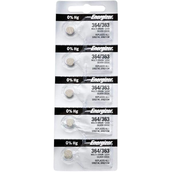 Amazon.com: Energizer 377/376 Watch Batteries (Pack of 5