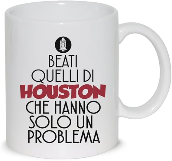 Tazza In Ceramica Beati Quelli Di Houston - 250 Ml, Lavabile, Idea Regalo Divertente - Foto 7