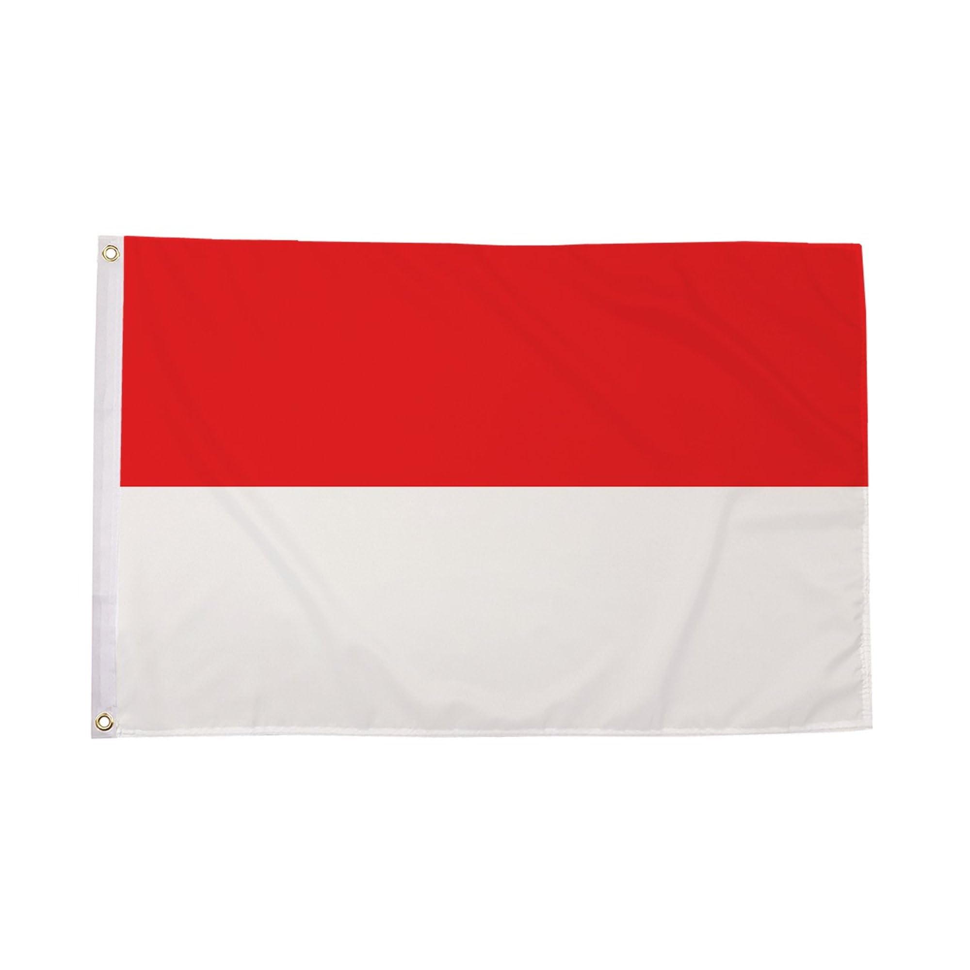 Flagtex Indonesia Flag 3ft x 2ft Indonesian National Flag Red White Two Horizontal Stripes Premium Polyester Brass Grommets Double Stitched 90cm x 60cm Indoor Outdoor Banner Decoration
