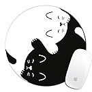Royal Up Cat Custom Mouse Pad Gaming Mat Keyboard Pad Waterproof Material Non-slip Personalized Round Mouse pad (7.8x7.8x0.08Inch)