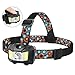 Headlamp, BESWILL Touch Sensitive Head Flashlight 4 Modes 2.9OZ Battery Powered, Super Bright 200 Lumen Max White Led + Red Light Perfect for Camping Running Reading