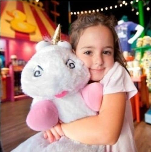 16" inch New Despicable Me Fluffy Unicorn White Soft Plush Doll Fluffy Toy Gift