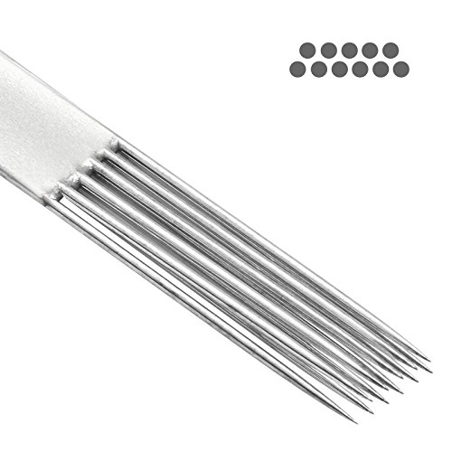 ACE Needles 50 pcs. 11 Single Stack Magnum Shader Pre-Made Sterile Tattoo Needles - 11M1