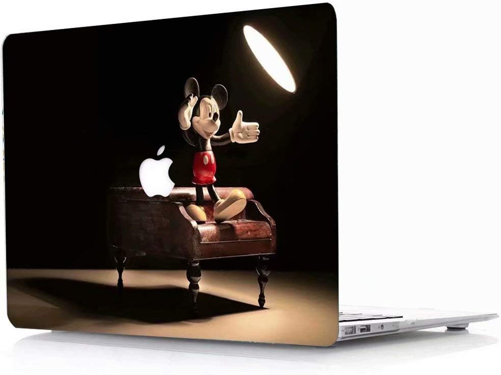 MacBook Pro 13 Case 2018 2017 2016 Release A1989/A1706/A1708 - AQYLQ Plastic Hard Case Shell Cover for Newest Macbook Pro 13 Inch with/without Touch Bar and Touch ID - Disney Mickey