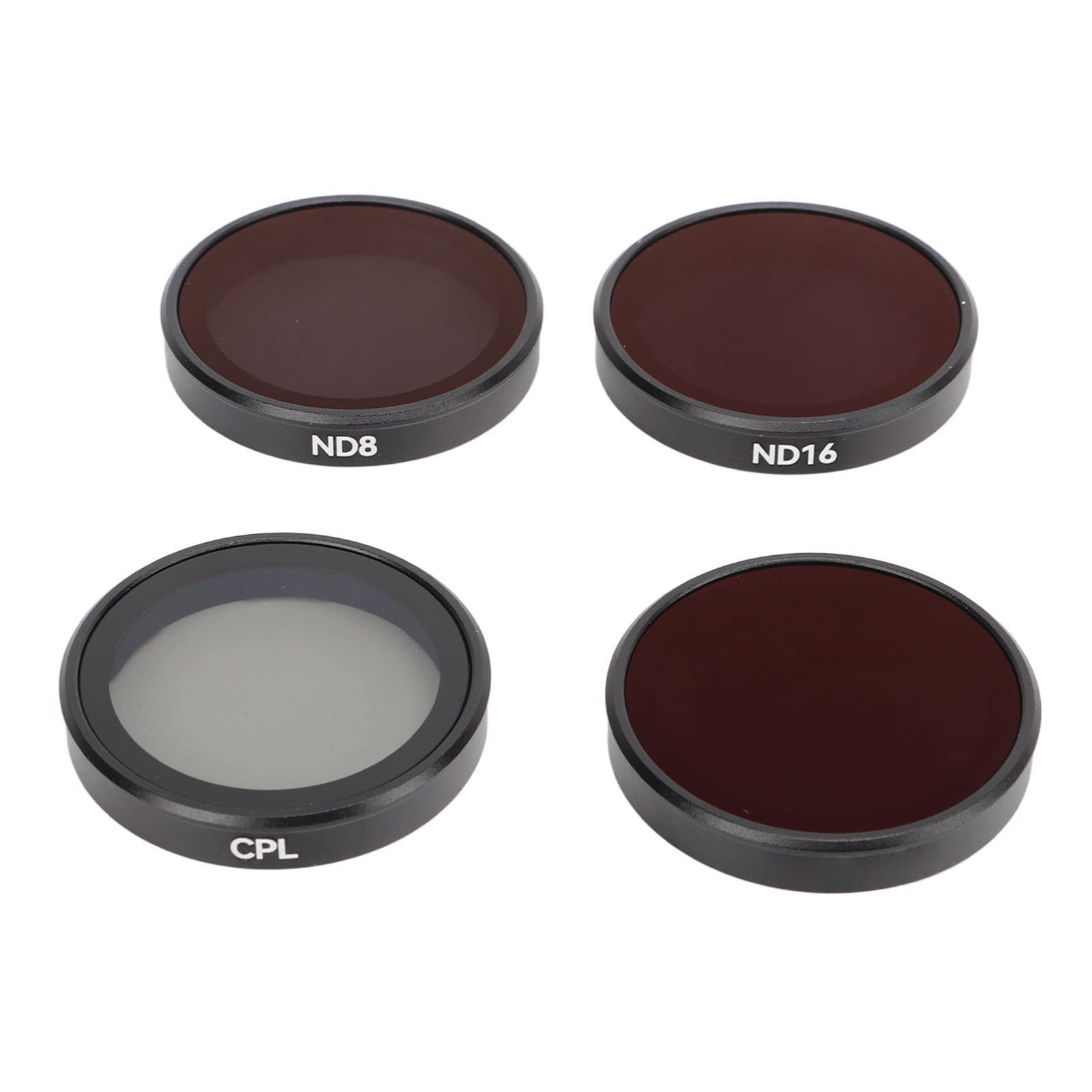 Action Camera Lens Filter Set for Osmo Action 3,Magnetic Optical Glass, 4 Pcs Filter Set Including CPL ND8 ND16 ND32, for Outdoor Photography