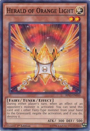 Yu-Gi-Oh! - Herald of Orange Light (BP03-EN050) - Battle Pack 3: Monster League - 1st Edition - Common