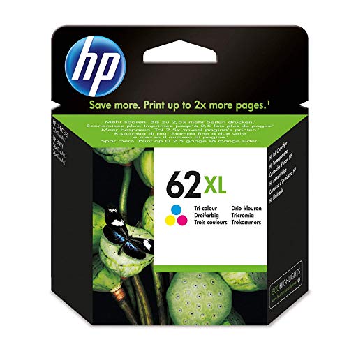 HP 62XL Farbe Original Druckerpatrone, hohe Reichweite