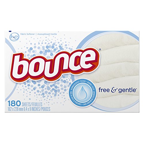 Bounce Sheets, Free & Sensitive, 180-Count Box (785923305097)