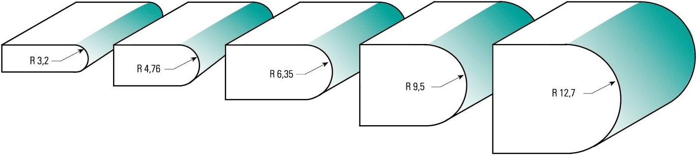ENT 14442 Bull Nose Bit TC Shank (S) 8 mm, Diameter (D) 22,3 mm, NL 17,9 mm, R 4,76 mm, SL 32 mm, Bull Nose diameter 22,3 mm - Image 5