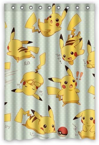 Amazon Uniformjap シャワーカーテン ポケモン Pokemon 高素材を採用 デザイン 122cm 1cm ポリエステル シャワーカーテン シャワーカーテン ホーム キッチン オンライン通販