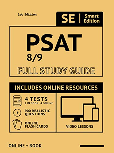 PSAT 8/9 Full Study Guide: Complete Subject Review with Online Video Lessons, 4 Full Practice Tests  - //medicalbooks.filipinodoctors.org