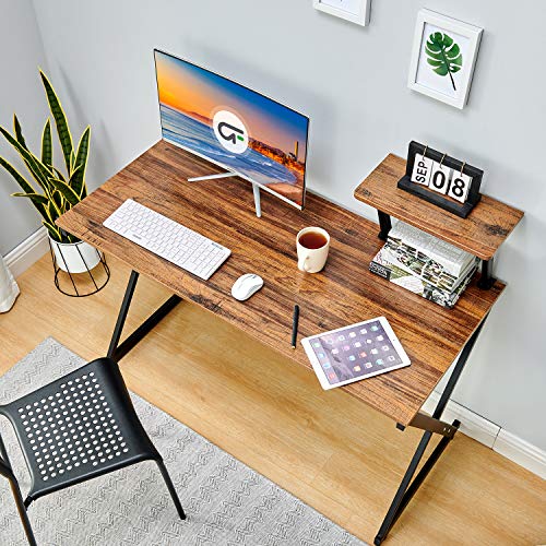 GreenForest Computer Desk 47” Small Writing Desk for Home Office Studying Gaming Laptop Table