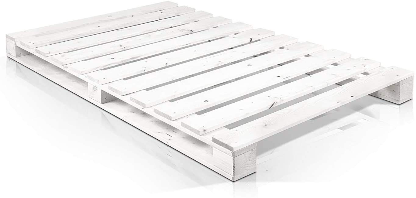 Somier & Cama de palets Blancos - Somieres de pallets ...