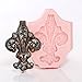 Silicone Mold French Lily Scroll Work Food Safe Fondant, Resin, Polymer Clay, Craft, Jewelry Food Mold.