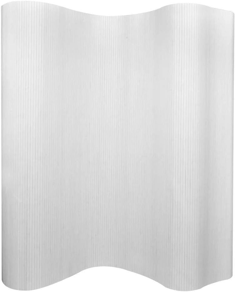 vidaXL Divisorio a 5 Pannelli con Tasche Autoportante Paravento Separé Privacy Stanza Grigio 200x170x4 cm in Tessuto e Massello Abete