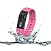 007plus T5 Smart Bracelet Bluetooth Fitness Tracker (Pink)
