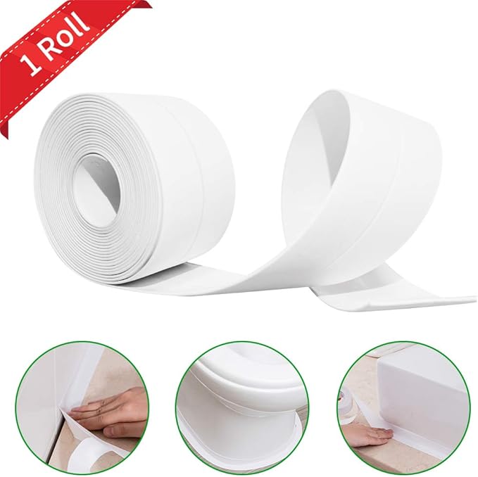 Caulk Strip Sealant Tape, Kitchen, Bath, Toilet, Wall Sealing Tape, Waterproof Mold Proof Self