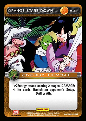 Dragon Ball Z CCG 2014 Starter Set Single Card Fixed Orange Stare Down S117