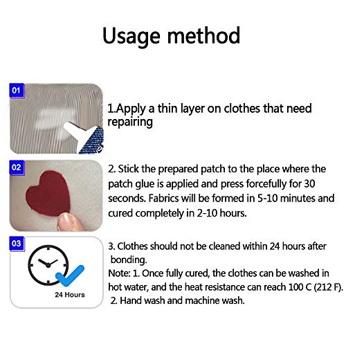 Sew Glue Liquid for All Fabric, Secure Stitch Liquid Sewing Solution Kit! FunDiscount shop Quick Bonding Fast Dry Fabric Glue Reinforcing Adhesive Quickly Mends, Alters, Hems & Embellishes (50ml)