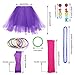 Women's I Love The 80's T-Shirt 80s Outfit Accessories(L/XL,Purple)