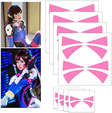 JINX Overwatch D.Va Charm 3D Bunny Key Chain, Pink, 1.75